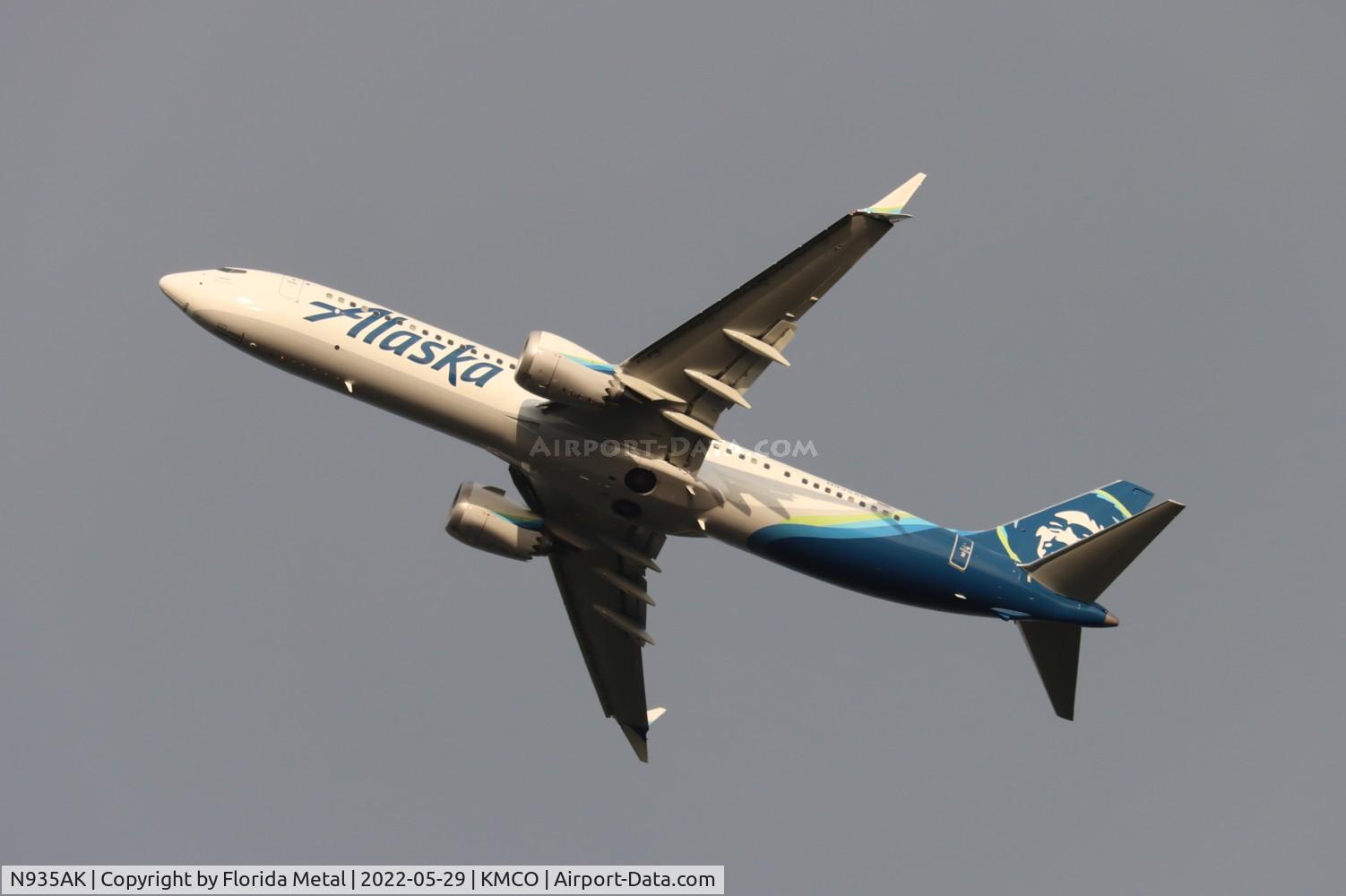 N935AK, 2022 Boeing 737-9 MAX C/N 44077, Alaska