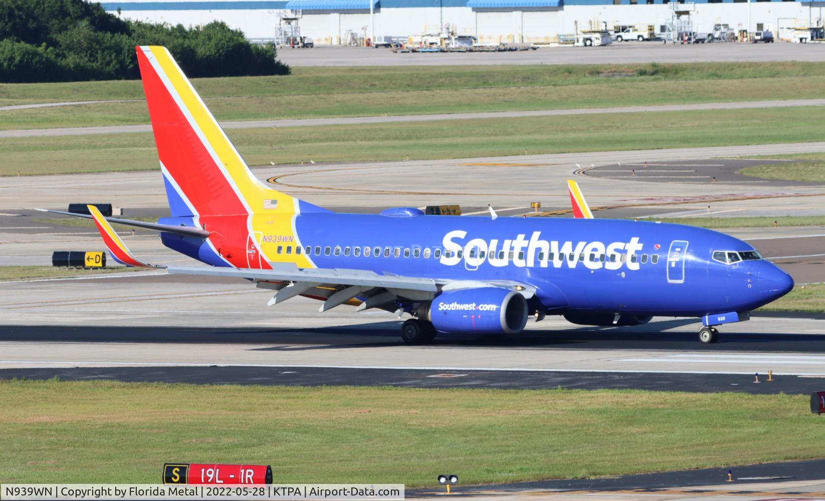 N939WN, 2009 Boeing 737-7H4 C/N 36646, TPA 2022