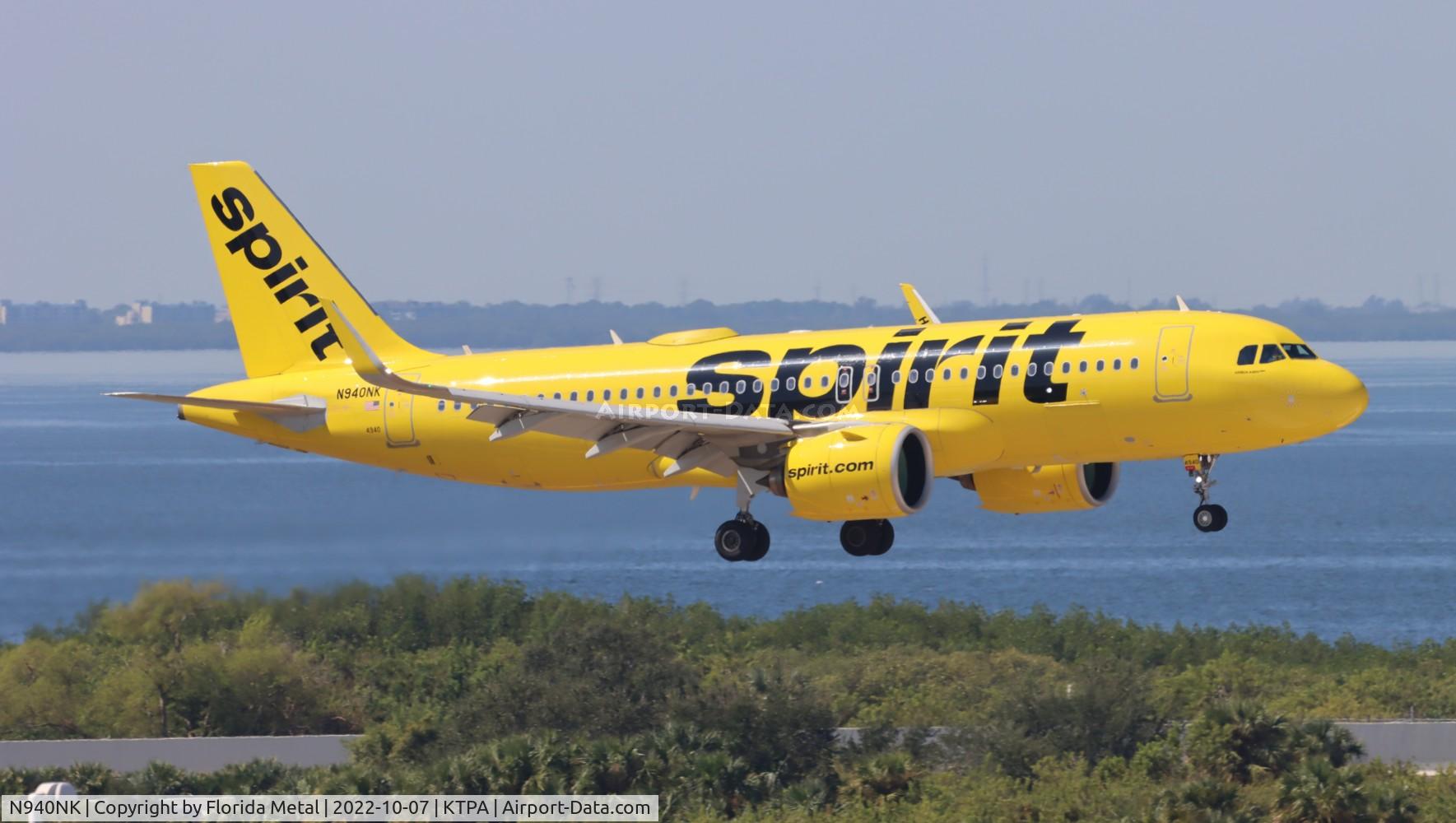 N940NK, 2021 Airbus A320-271N C/N 10473, TPA 2022