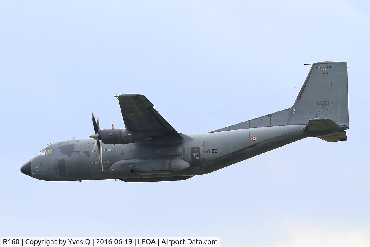 R160, Transall C-160R C/N 160, Transall C160R, On display, Avord Air Base 702 (LFOA) Open day 2016
