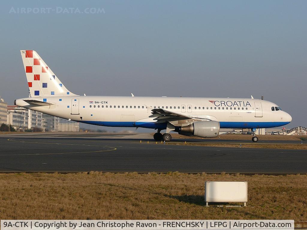 9A-CTK, 2000 Airbus A320-214 C/N 1237, Croatia Airlines