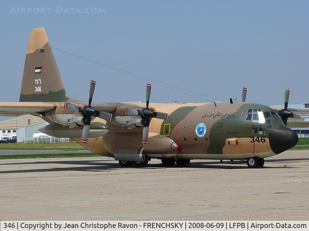 346, Lockheed C-130H Hercules C/N 382-4920, Jordan Air Force, Paris Le Bourget