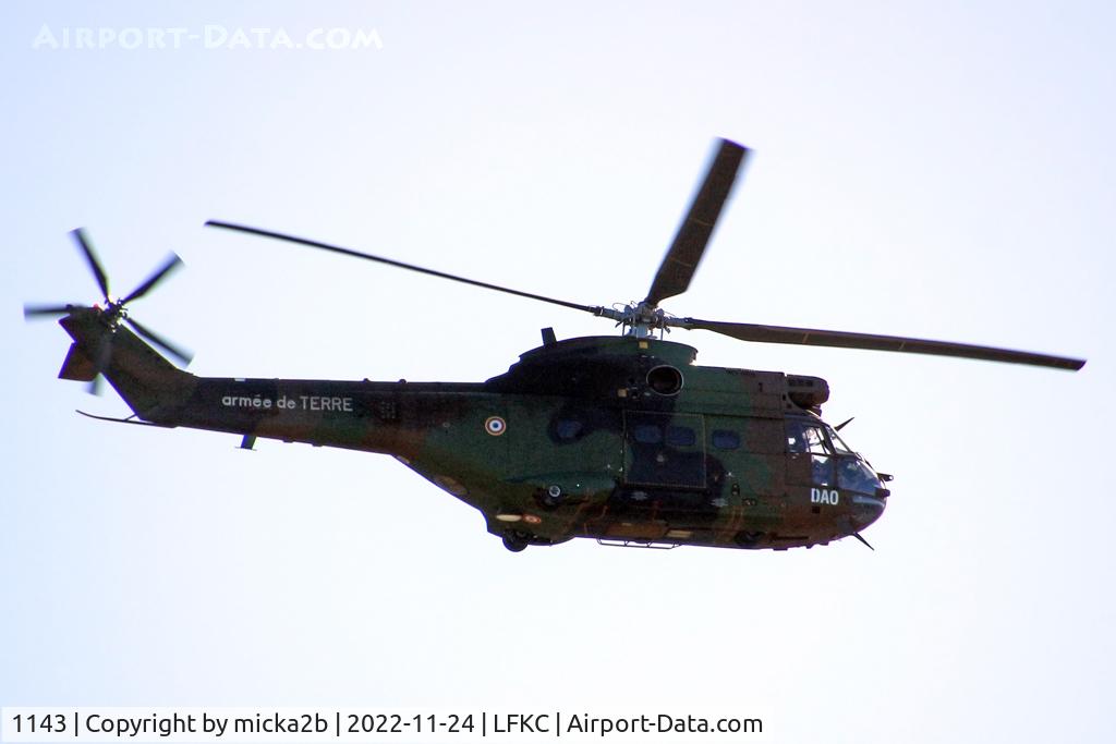 1143, Aérospatiale SA-330B Puma C/N 1143, In flight
