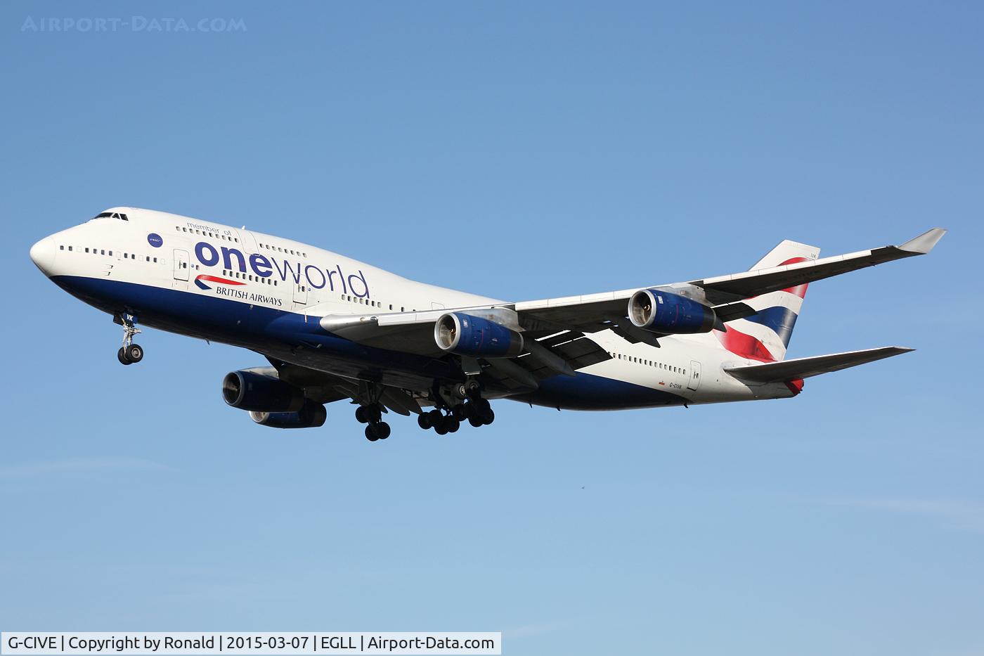 G-CIVE, 1994 Boeing 747-436 C/N 27350, at klhr