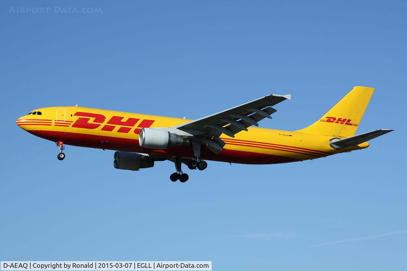 D-AEAQ, 1994 Airbus A300B4-622R(F) C/N 729, at lhr