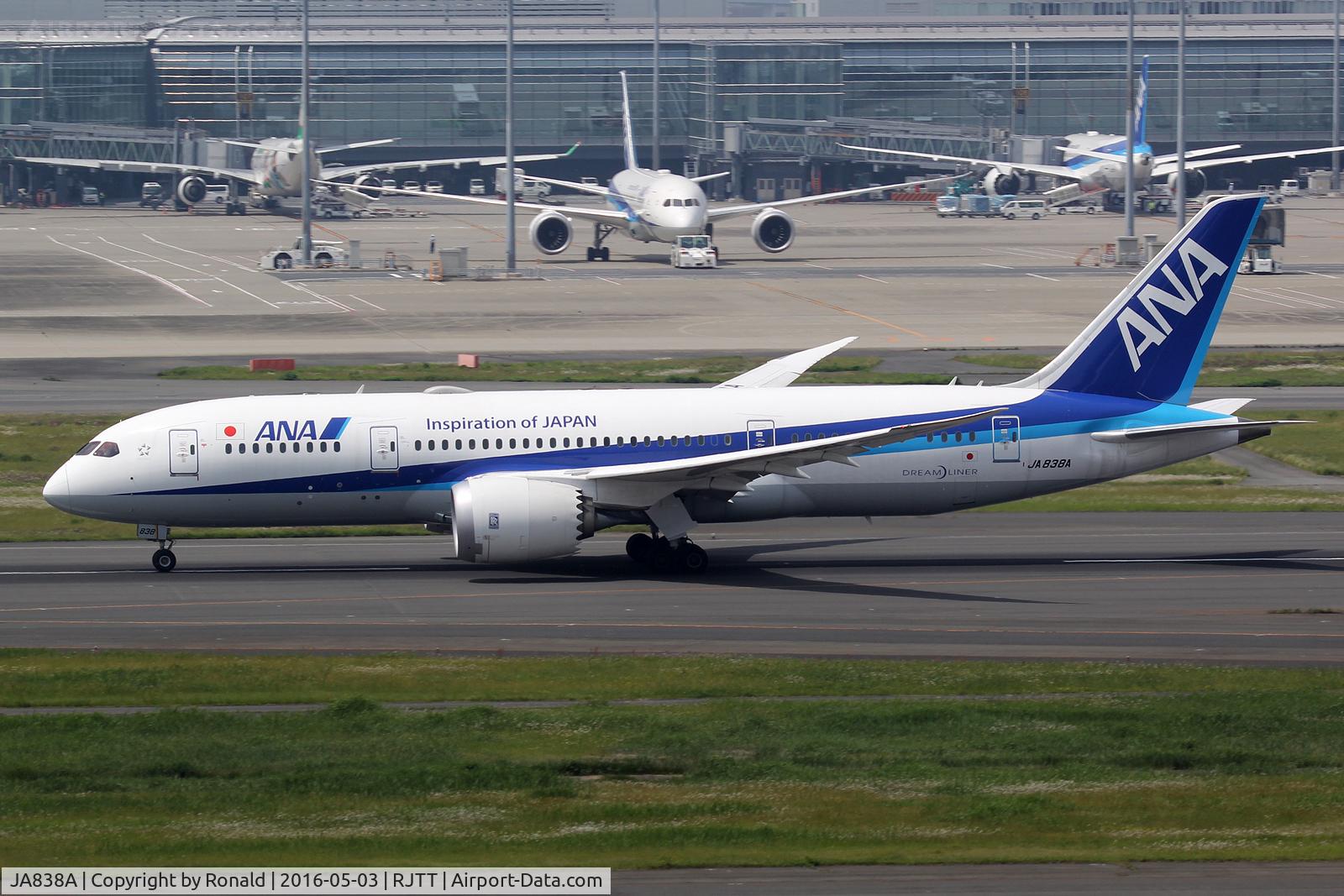 JA838A, 2015 Boeing 787-881 Dreamliner C/N 34528, at rjtt