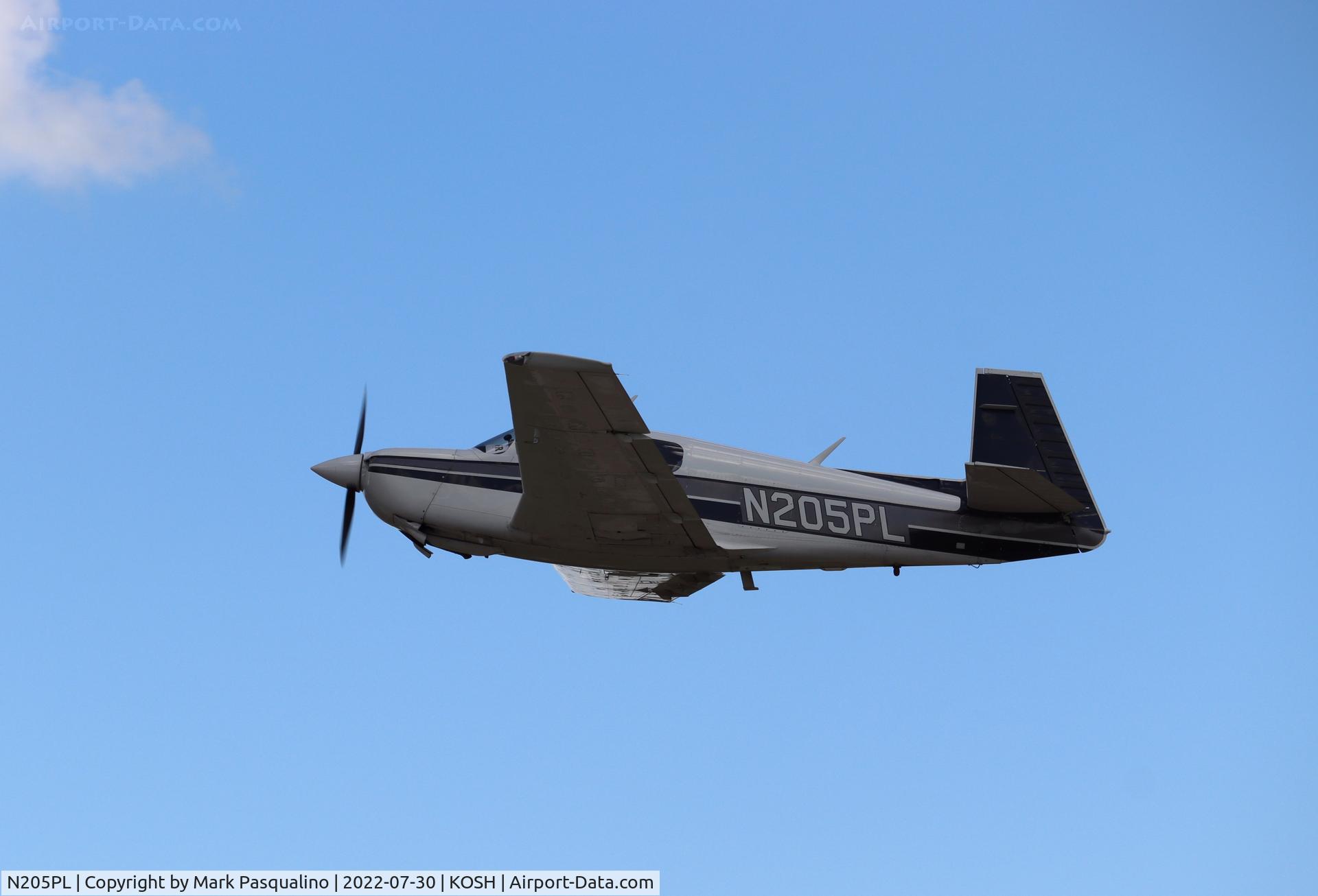 N205PL, 1987 Mooney M20J 201 C/N 24-3020, Mooney  M20J