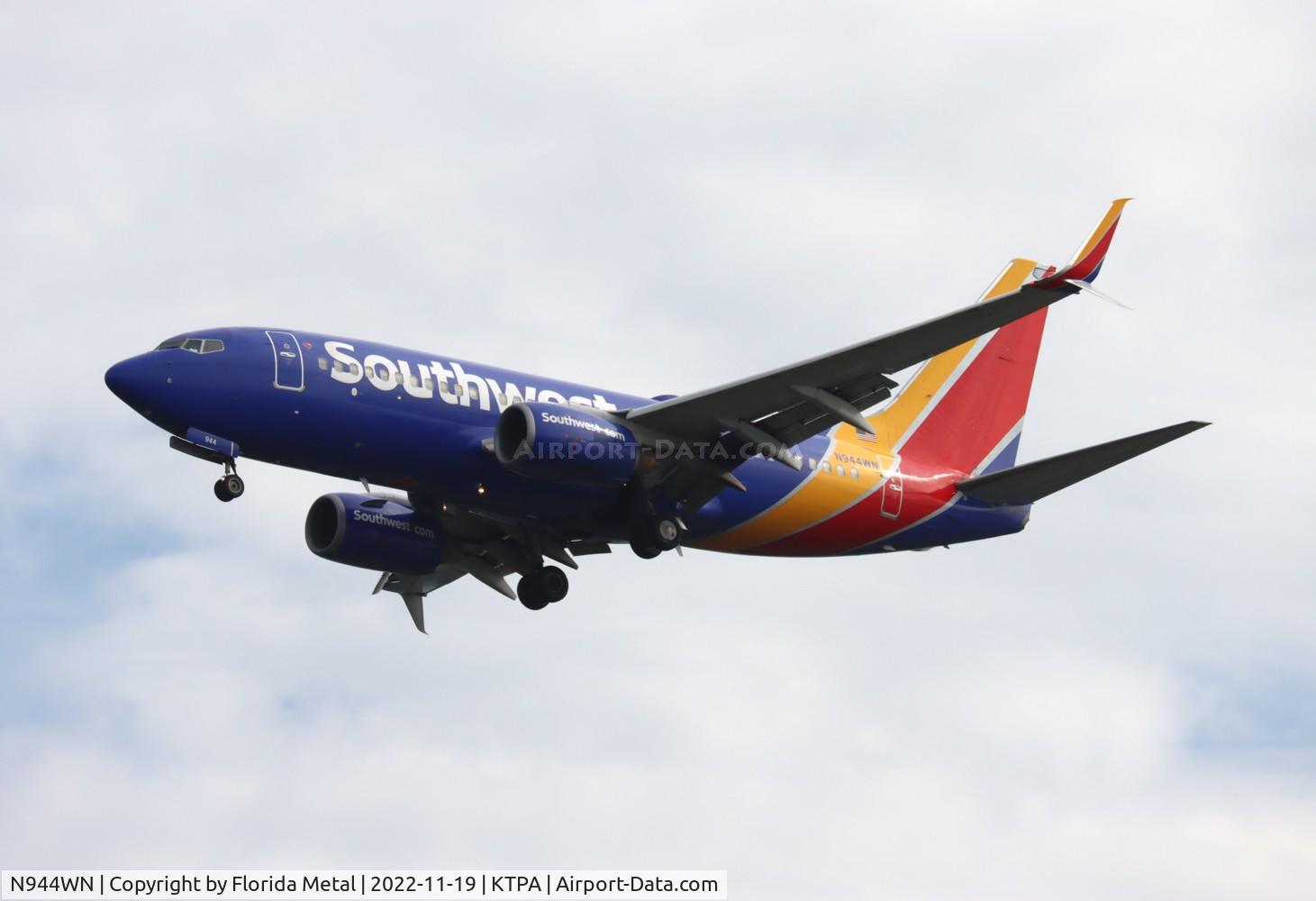 N944WN, 2010 Boeing 737-7H4 C/N 36659, TPA 2022