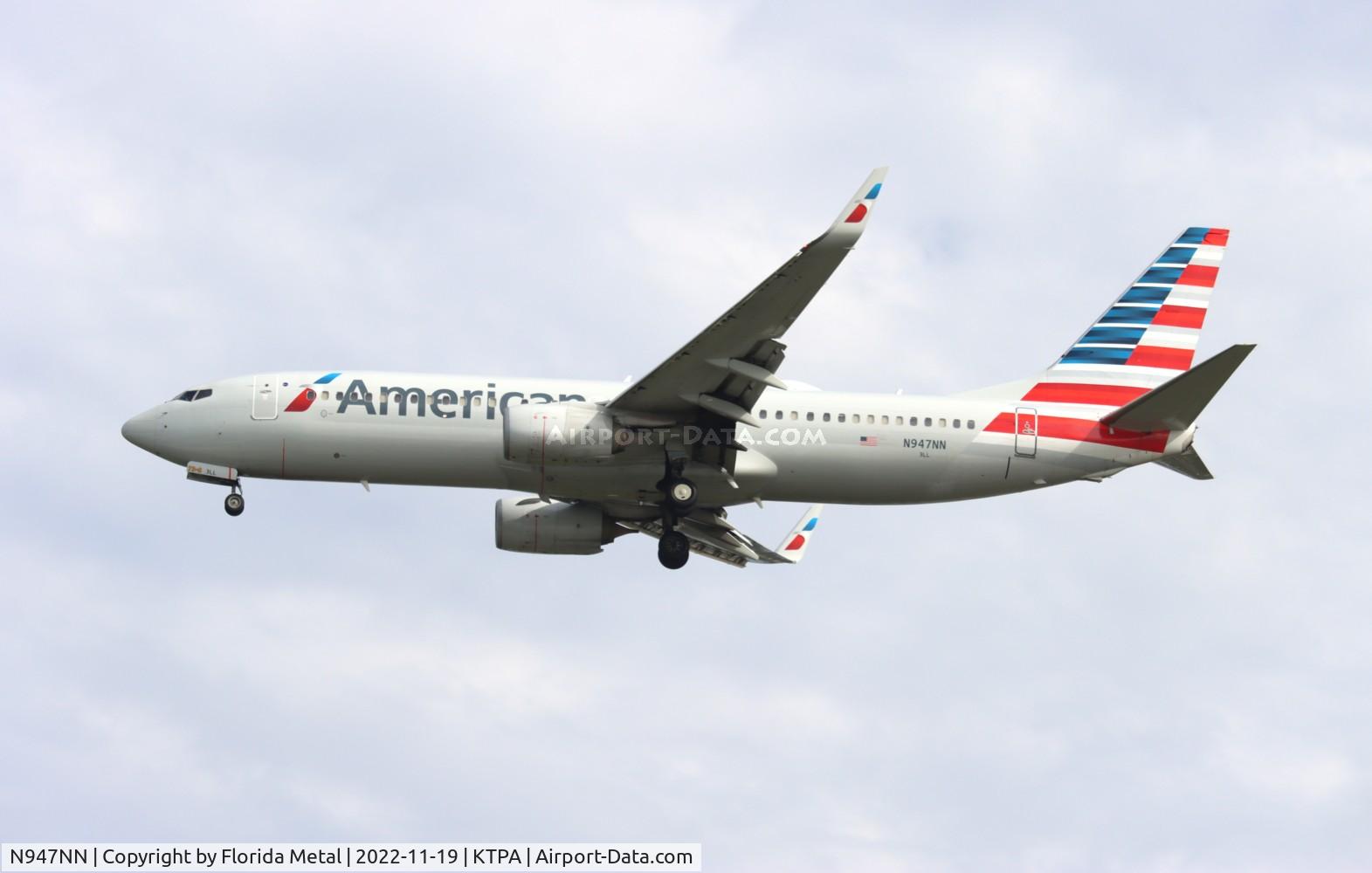 N947NN, 2014 Boeing 737-823 C/N 31190, TPA 2022