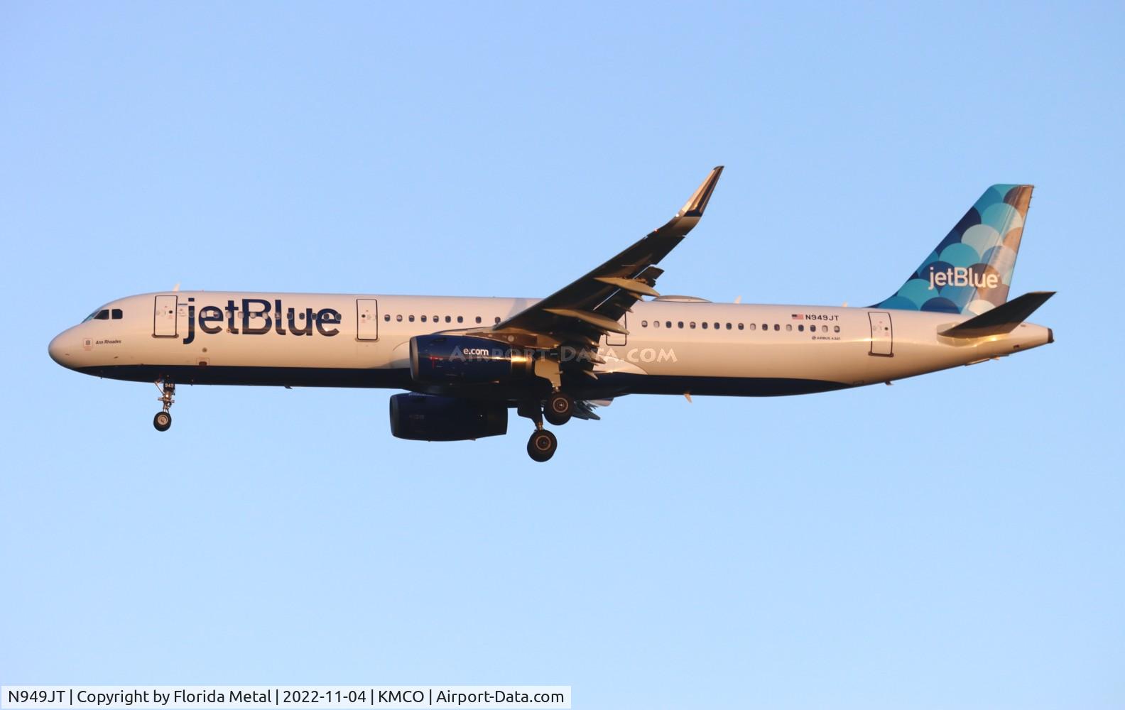 N949JT, 2015 Airbus A321-231 C/N 6575, MCO 2022