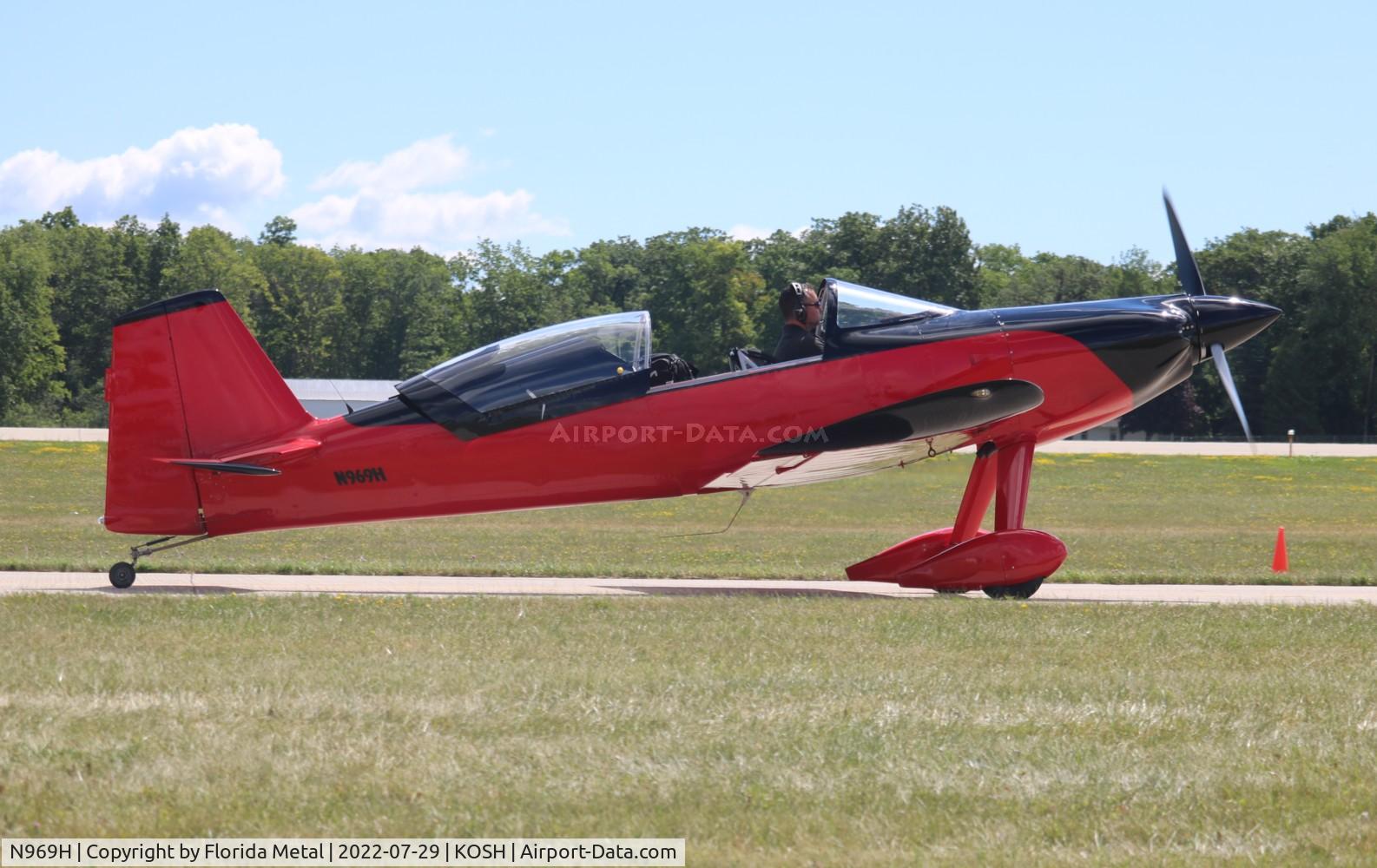 N969H, 2021 HANSEN ERNEST F HARMON ROCKET II C/N 187, OSH 2022