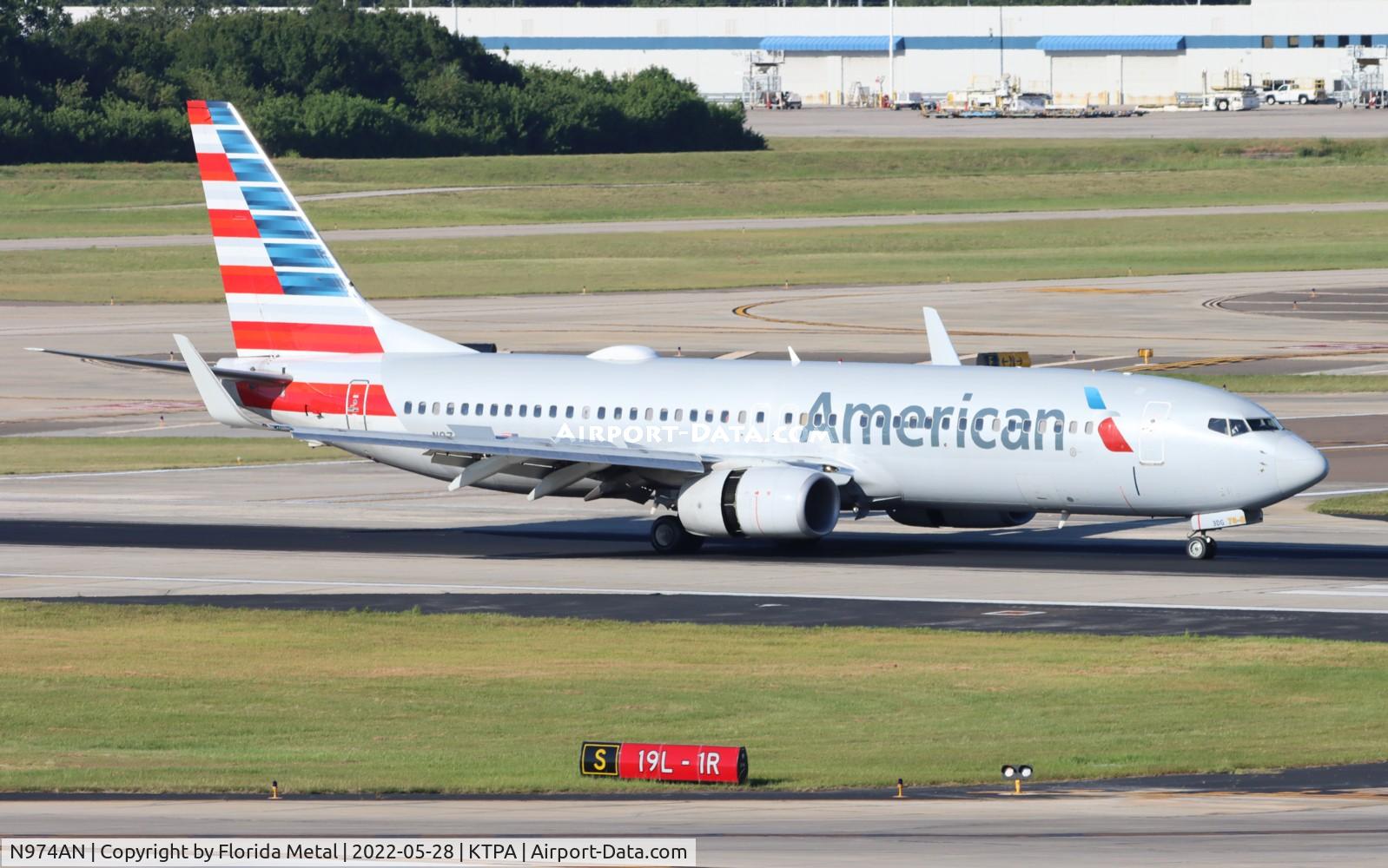 N974AN, 2001 Boeing 737-823 C/N 30098, TPA 2022