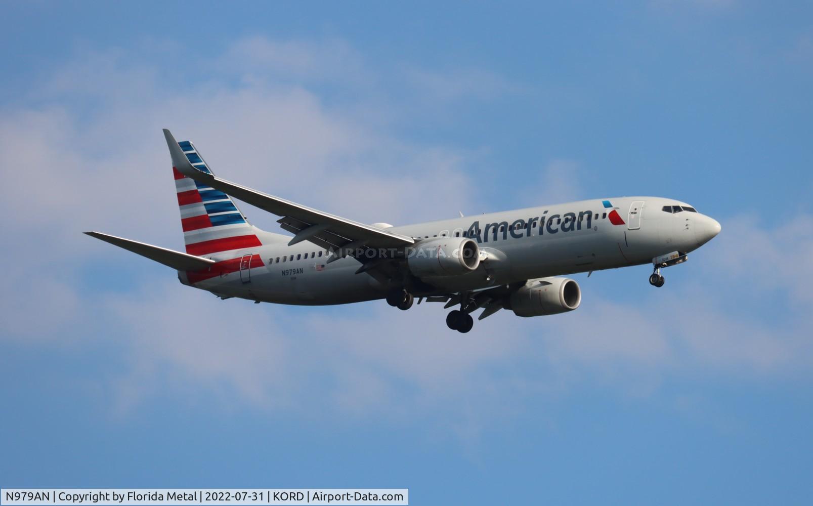 N979AN, 2009 Boeing 737-823 C/N 29568, ORD 2022