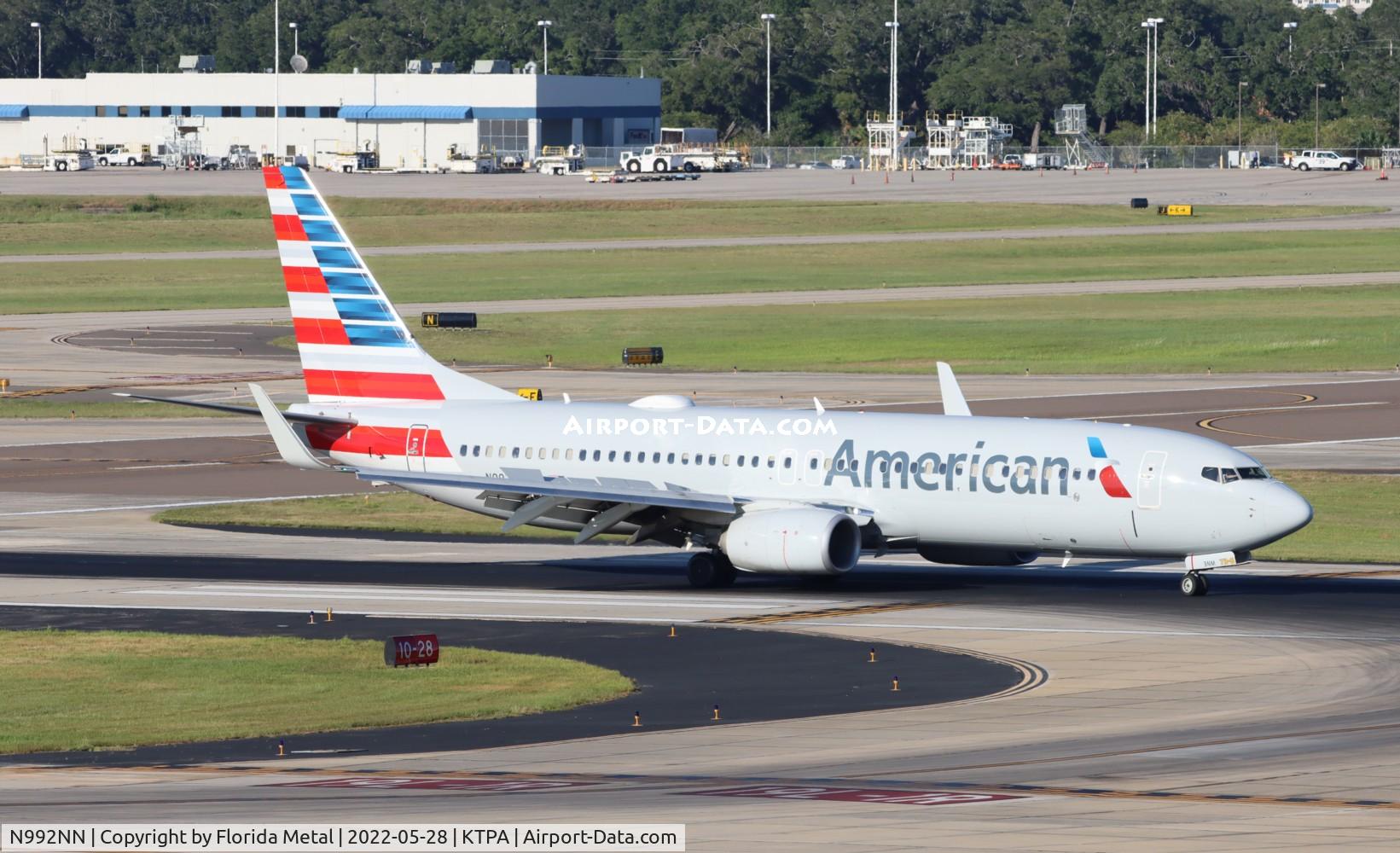 N992NN, 2016 Boeing 737-823 C/N 31244, TPA 2022