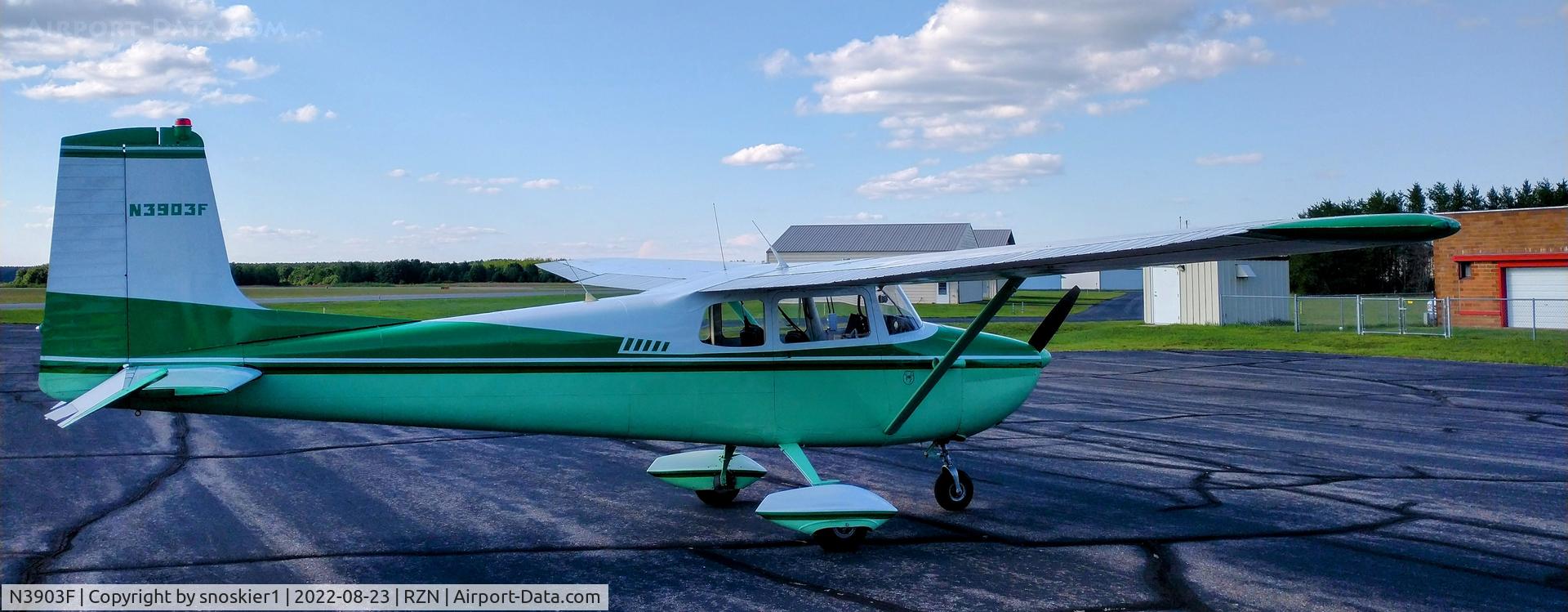 N3903F, 1958 Cessna 172 C/N 36803, At Flying Hamburger Social