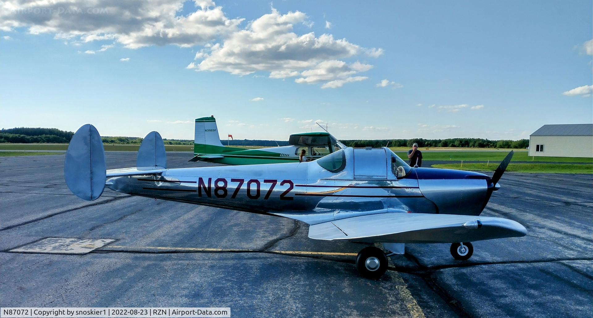 N87072, 1946 Ercoupe 415-C C/N 245, At Flying Hamburger Social