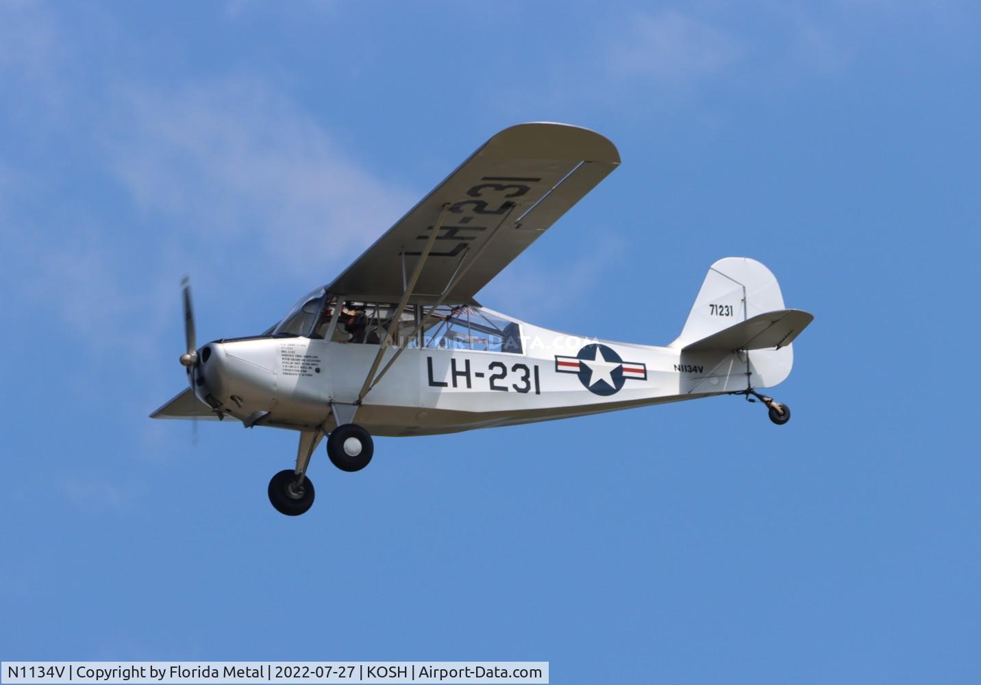 N1134V, 1946 Aeronca 7AC Champion C/N 7BCM-444, OSH 2022