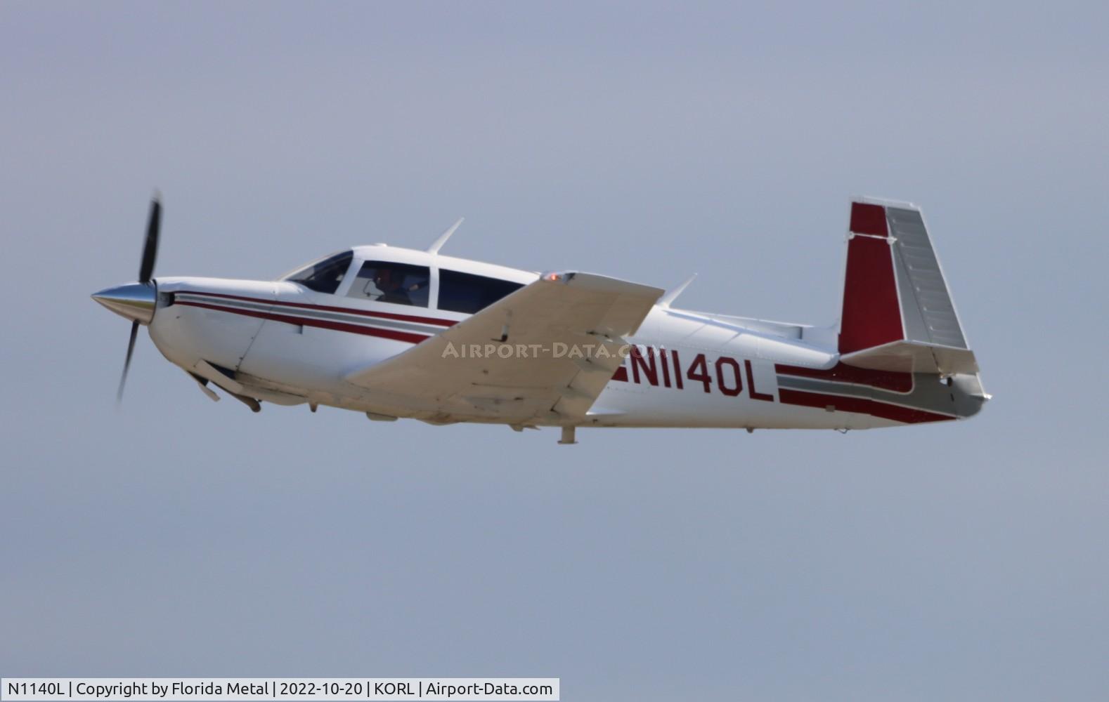 N1140L, 1981 Mooney M20J 201 C/N 24-1158, ORL 2022