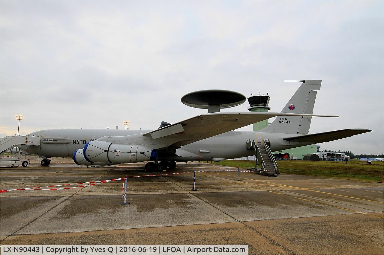 LX-N90443, 1981 Boeing E-3A Sentry C/N 22838, Boeing E-3A Sentry, Static display, Avord Air Base 702 (LFOA) Open day 2016