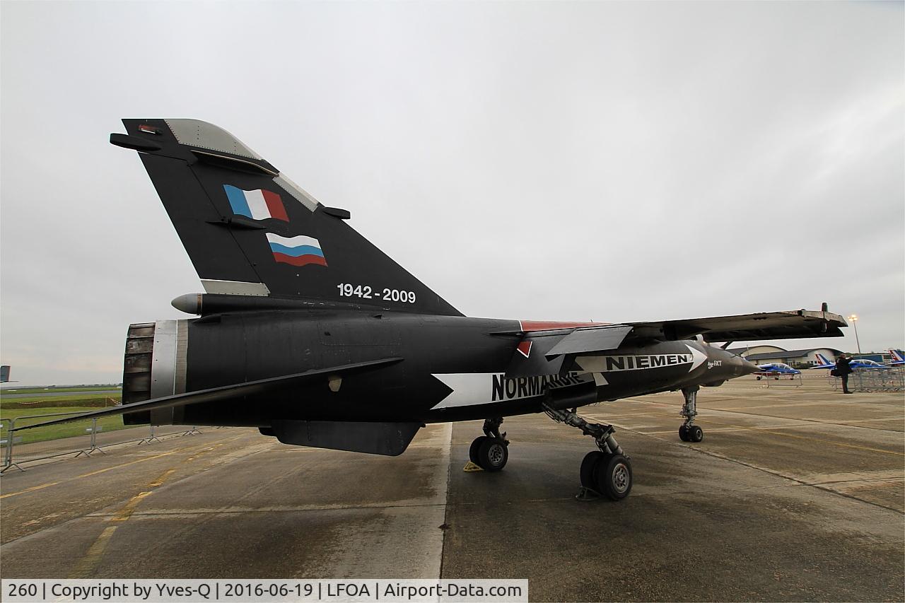 260, Dassault Mirage F.1CT C/N 260, Dassault Mirage F.1CT, Preserved at Avord Air Base 702 (LFOA) Open day 2016