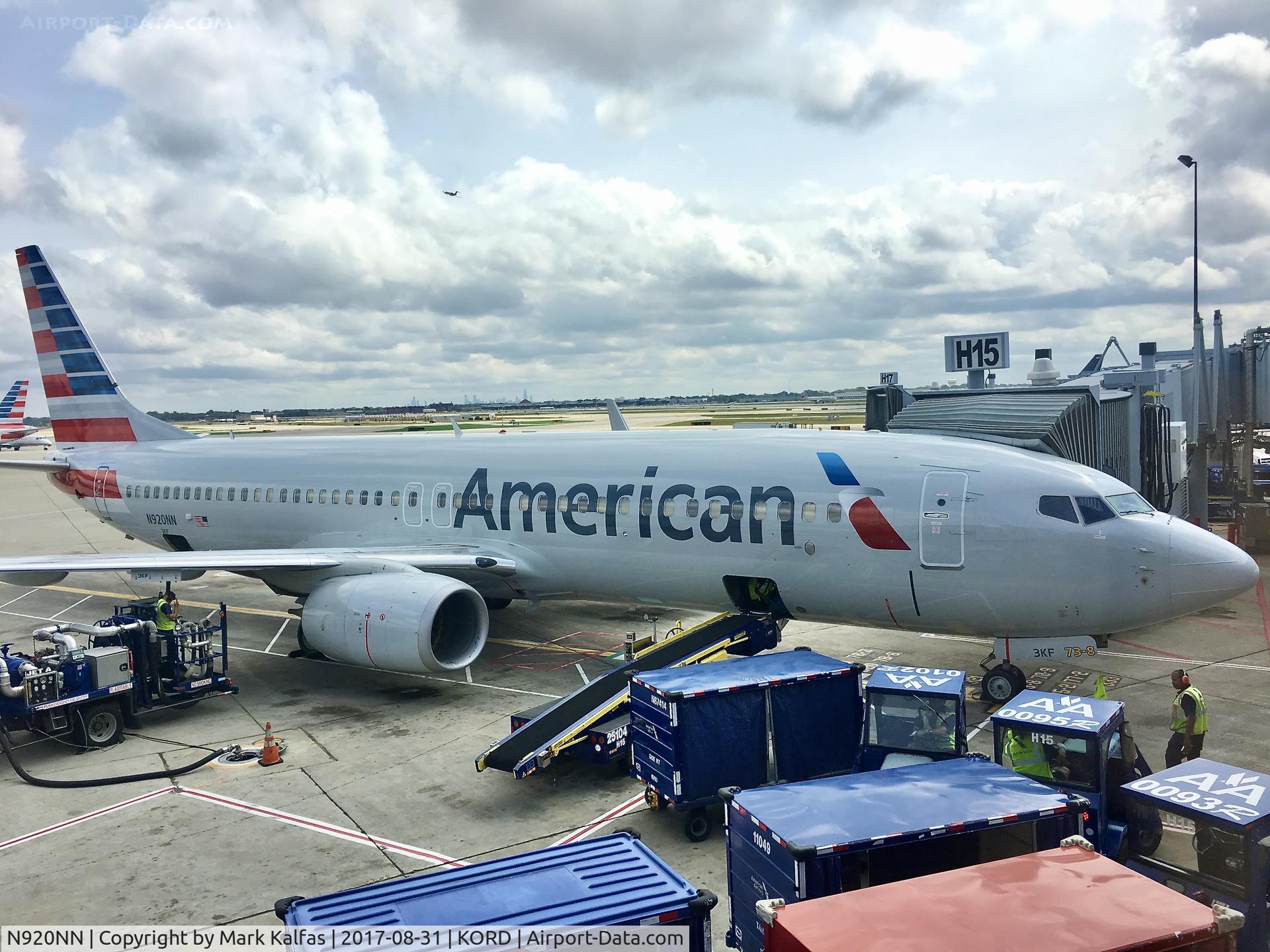 N920NN, 2013 Boeing 737-823 C/N 31165, American Boeing 737-823, N920NN at K15 KORD