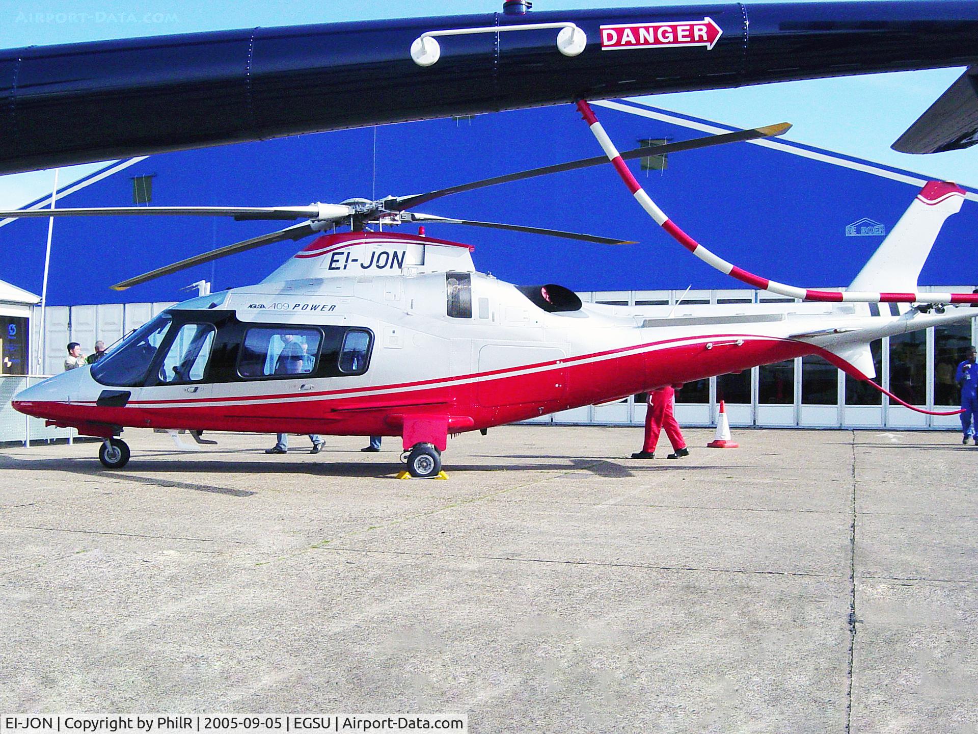EI-JON, 2005 Agusta A-109E Power C/N 11624, EI-JON 2005 Westland Agusta A109E Power Helitech Duxford