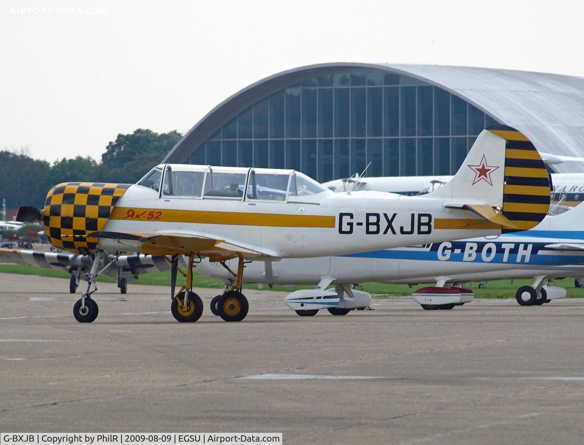 G-BXJB, 1987 Bacau Yak-52 C/N 877403, G-BXJB 1987 Yakolev Yak-52 Spitfire Day Duxford