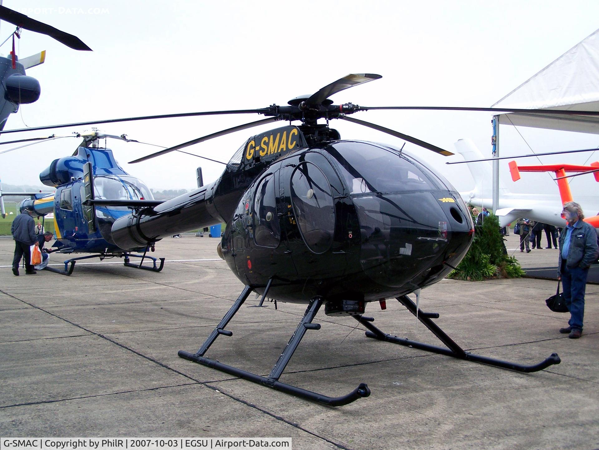 G-SMAC, 1992 McDonnell Douglas 500N C/N LN020, G-SMAC 1992 McDonnell Douglas MD500N Helitech Duxford