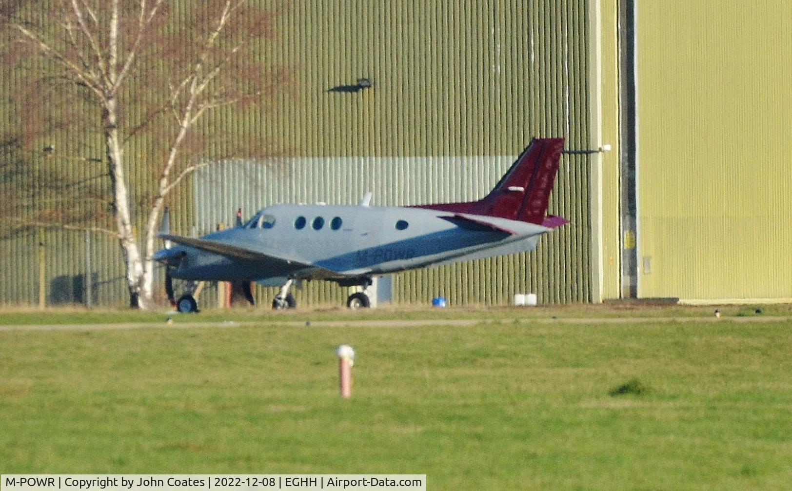 M-POWR, 1990 Beech C90A King Air King Air C/N Lj-1229, Parked at distance