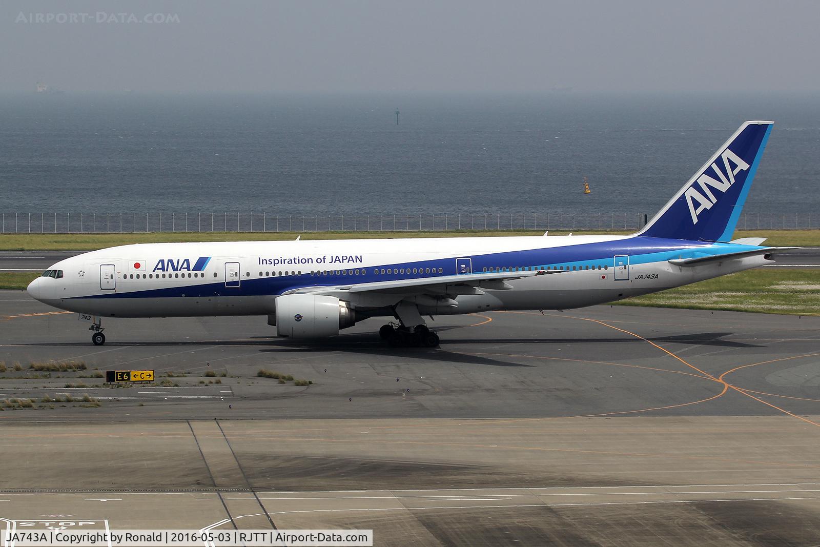 JA743A, 2013 Boeing 777-281/ER C/N 40902, at hnd