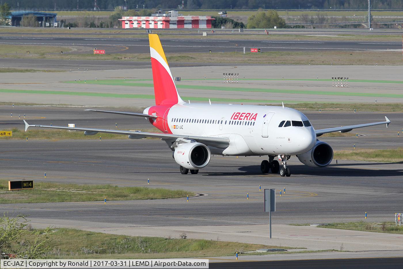 EC-JAZ, 2004 Airbus A319-111 C/N 2264, at mad