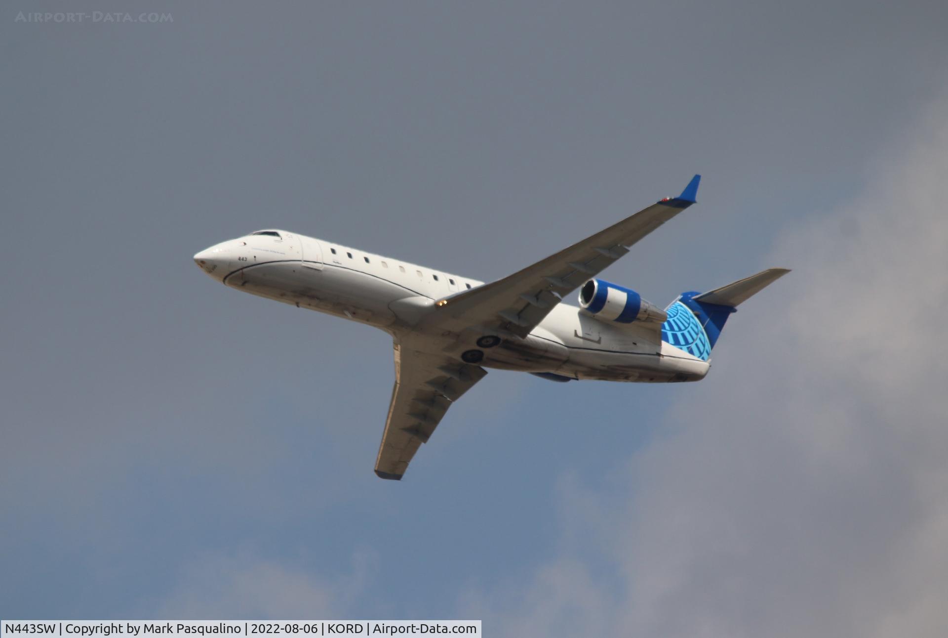 N443SW, 2002 Bombardier CRJ-200LR (CL-600-2B19) C/N 7638, CL-600-2B19