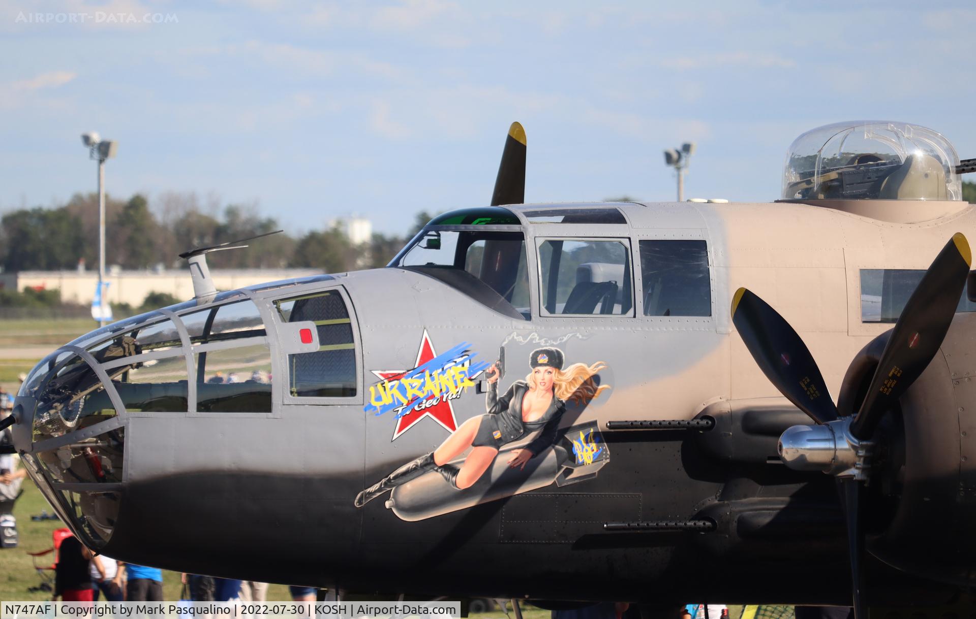 N747AF, 1944 North American B-25J Mitchell Mitchell C/N 108-33731, North American B-25J
