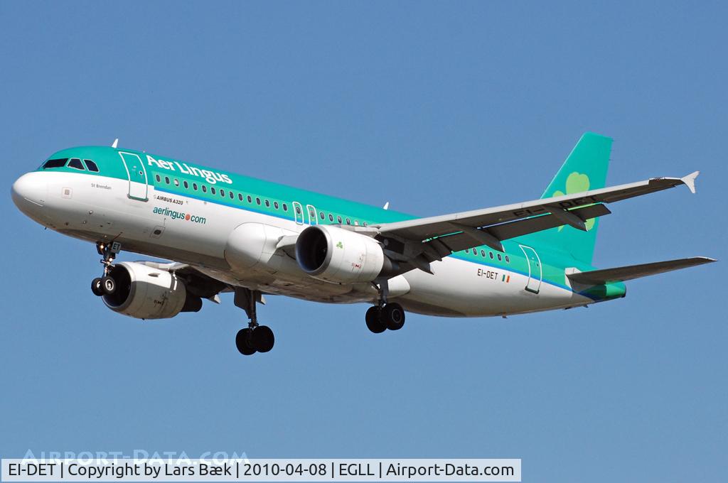 EI-DET, 2006 Airbus A320-214 C/N 2810, RWY27L Myrtle Ave