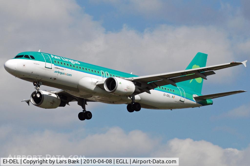 EI-DEL, 2005 Airbus A320-214 C/N 2409, RWY27L Myrtle Ave