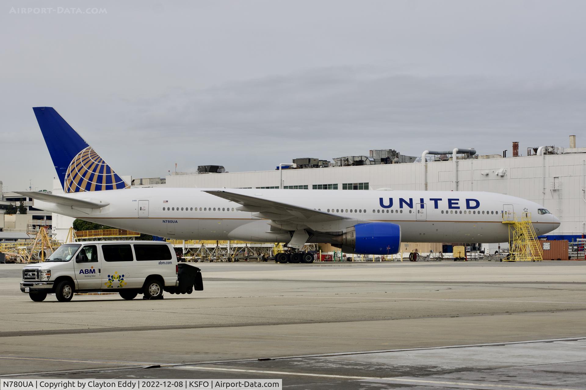 N780UA, 1996 Boeing 777-222 C/N 26944, SFO 2022.