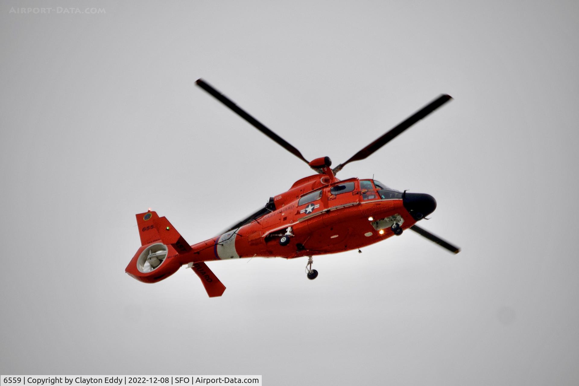 6559, 1987 Aerospatiale HH-65C Dolphin C/N 6241, SFO 2022.
