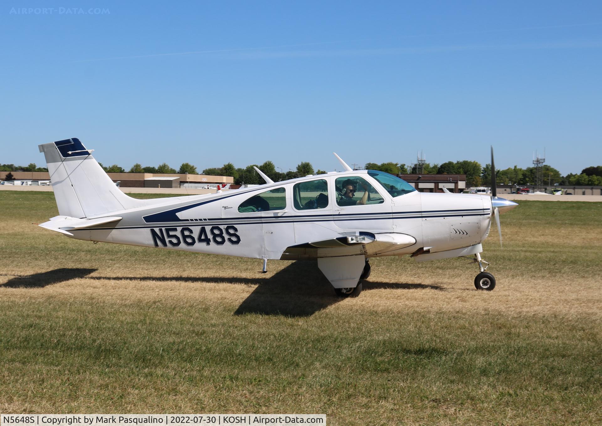 N5648S, 1966 Beech 35-C33 Debonair C/N CD-1034, Beech C33