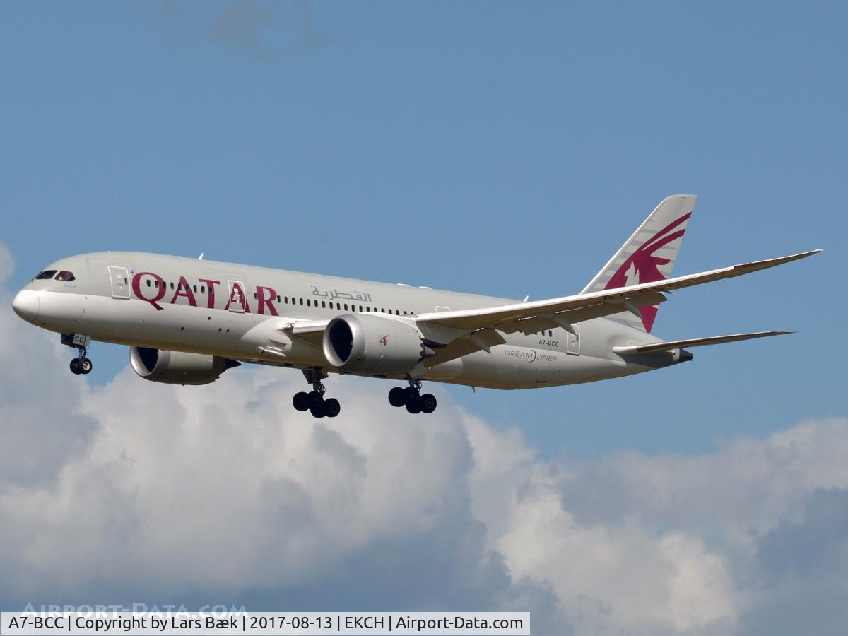 A7-BCC, 2012 Boeing 787-8 Dreamliner C/N 38321, RWY22L