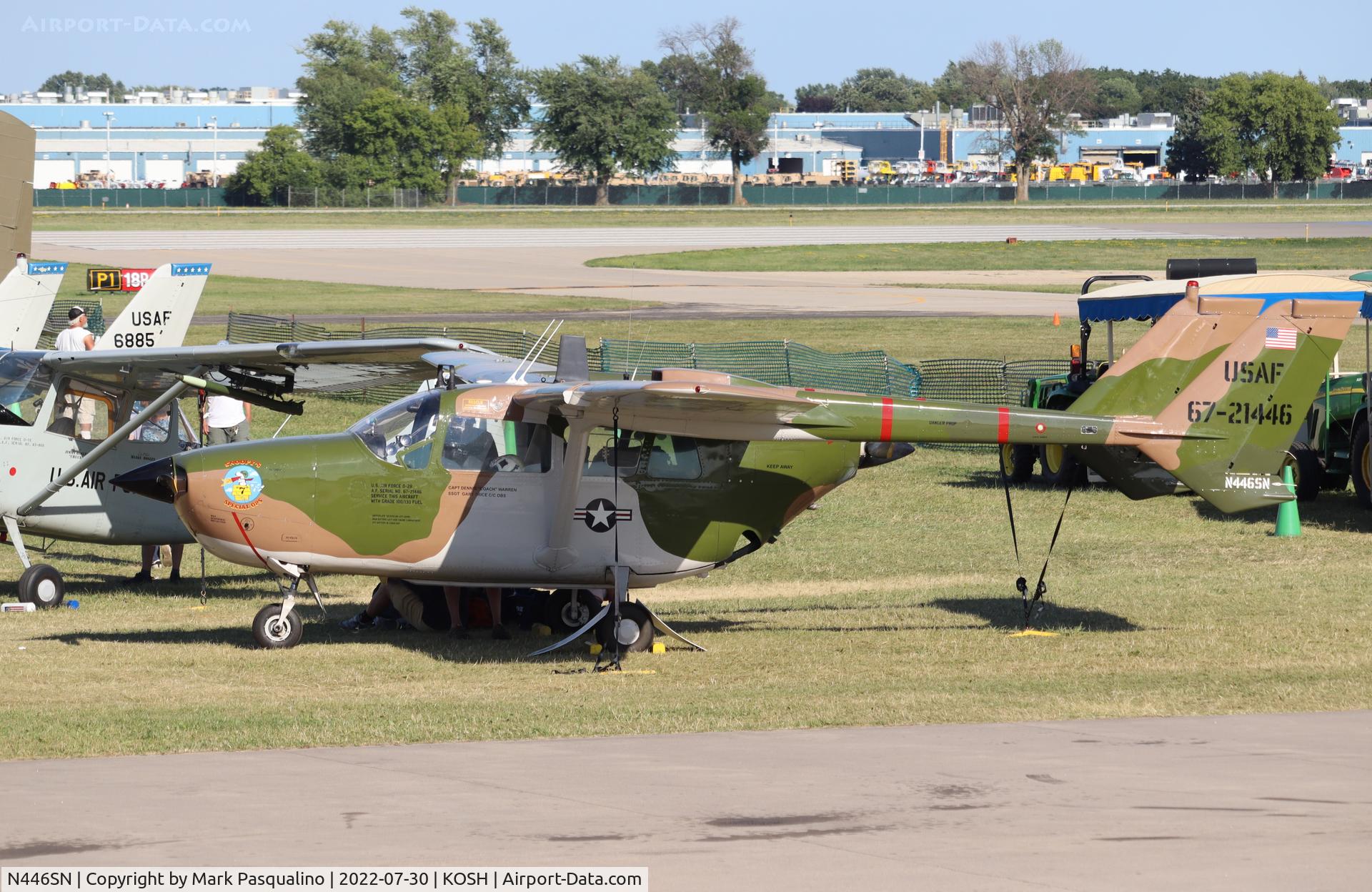 N446SN, 1967 Cessna O-2B C/N 337-0454, Cessna O-2B