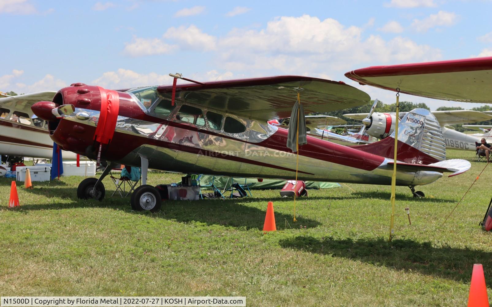 N1500D, 1951 Cessna 190 C/N 7722, OSH 2022