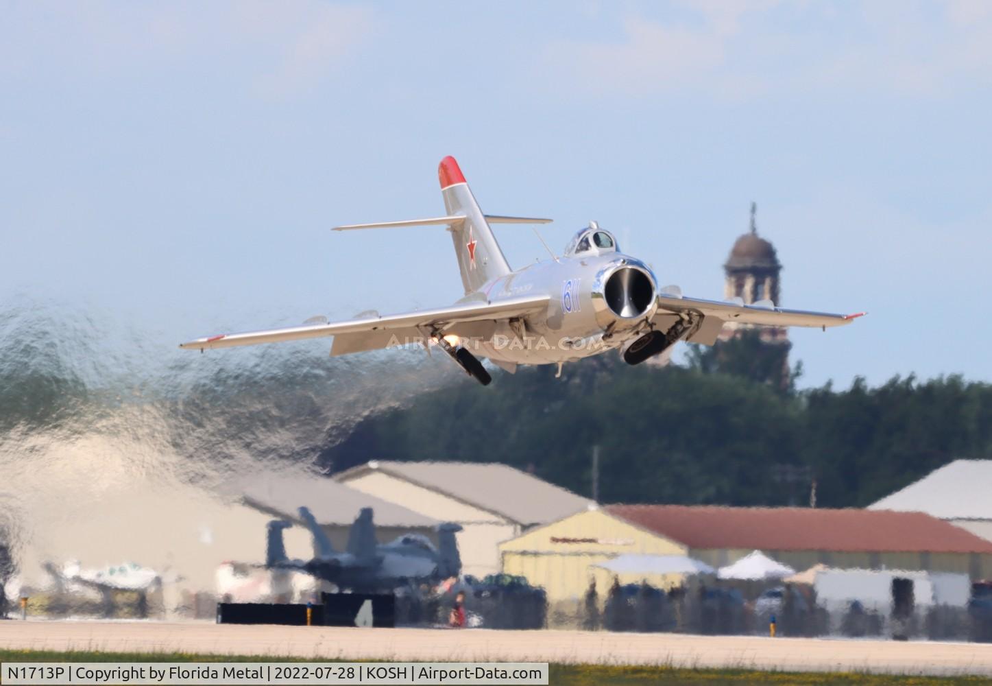 N1713P, 1960 PZL-Mielec Lim-5 (MiG-17F) C/N 1C1713, OSH 2022