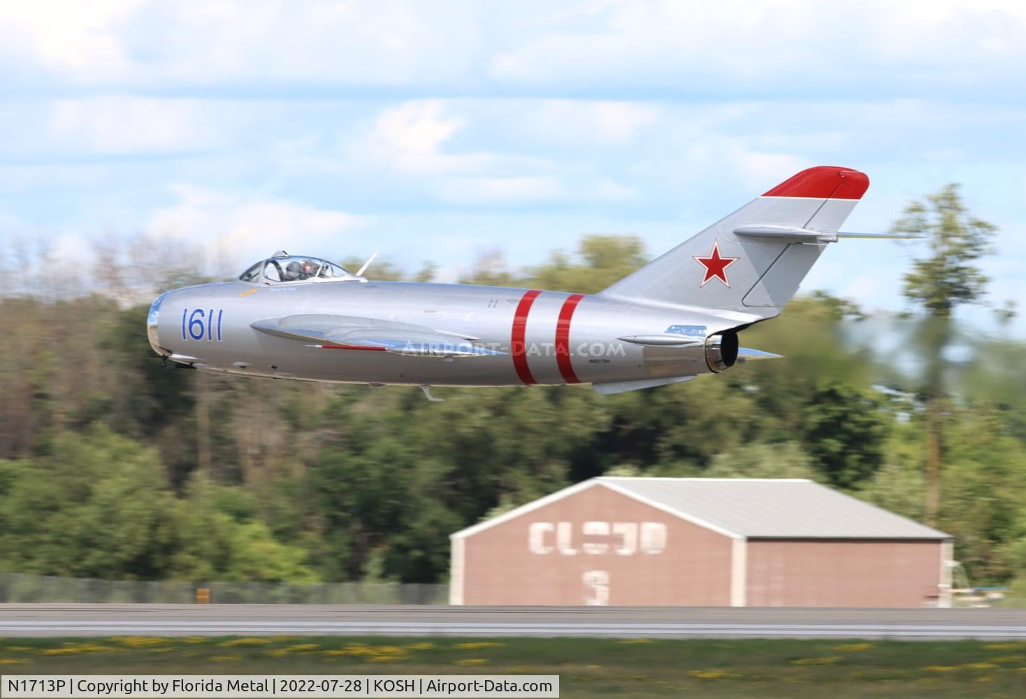 N1713P, 1960 PZL-Mielec Lim-5 (MiG-17F) C/N 1C1713, OSH 2022