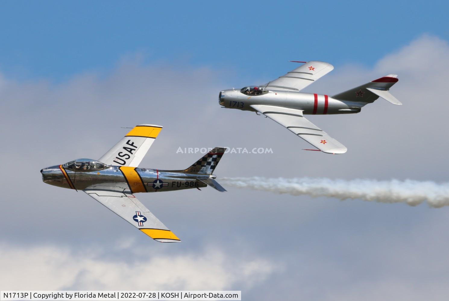 N1713P, 1960 PZL-Mielec Lim-5 (MiG-17F) C/N 1C1713, OSH 2022