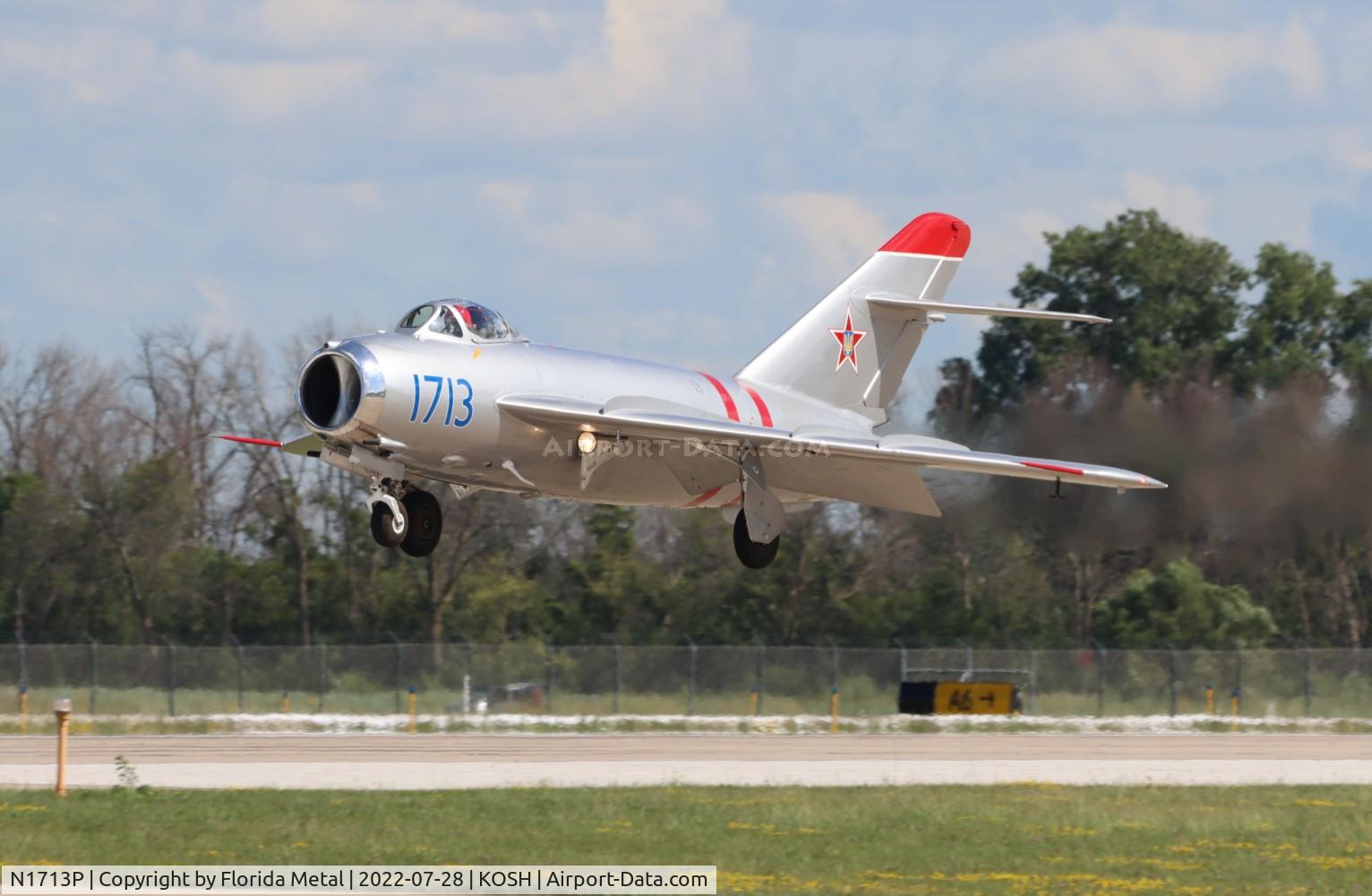 N1713P, 1960 PZL-Mielec Lim-5 (MiG-17F) C/N 1C1713, OSH 2022