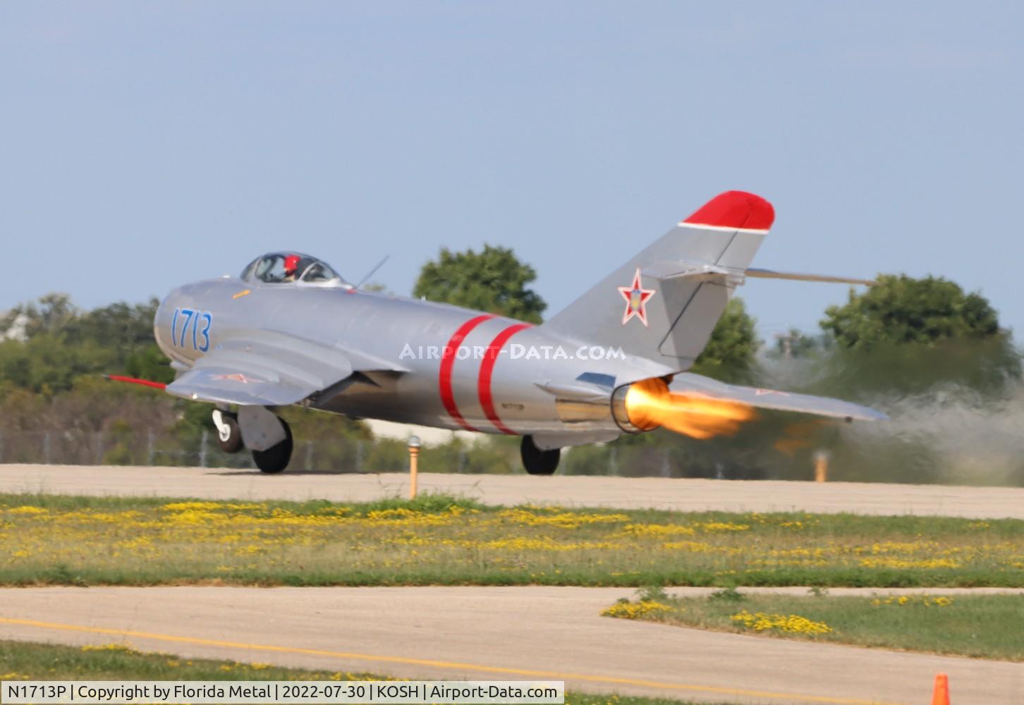 N1713P, 1960 PZL-Mielec Lim-5 (MiG-17F) C/N 1C1713, OSH 2022