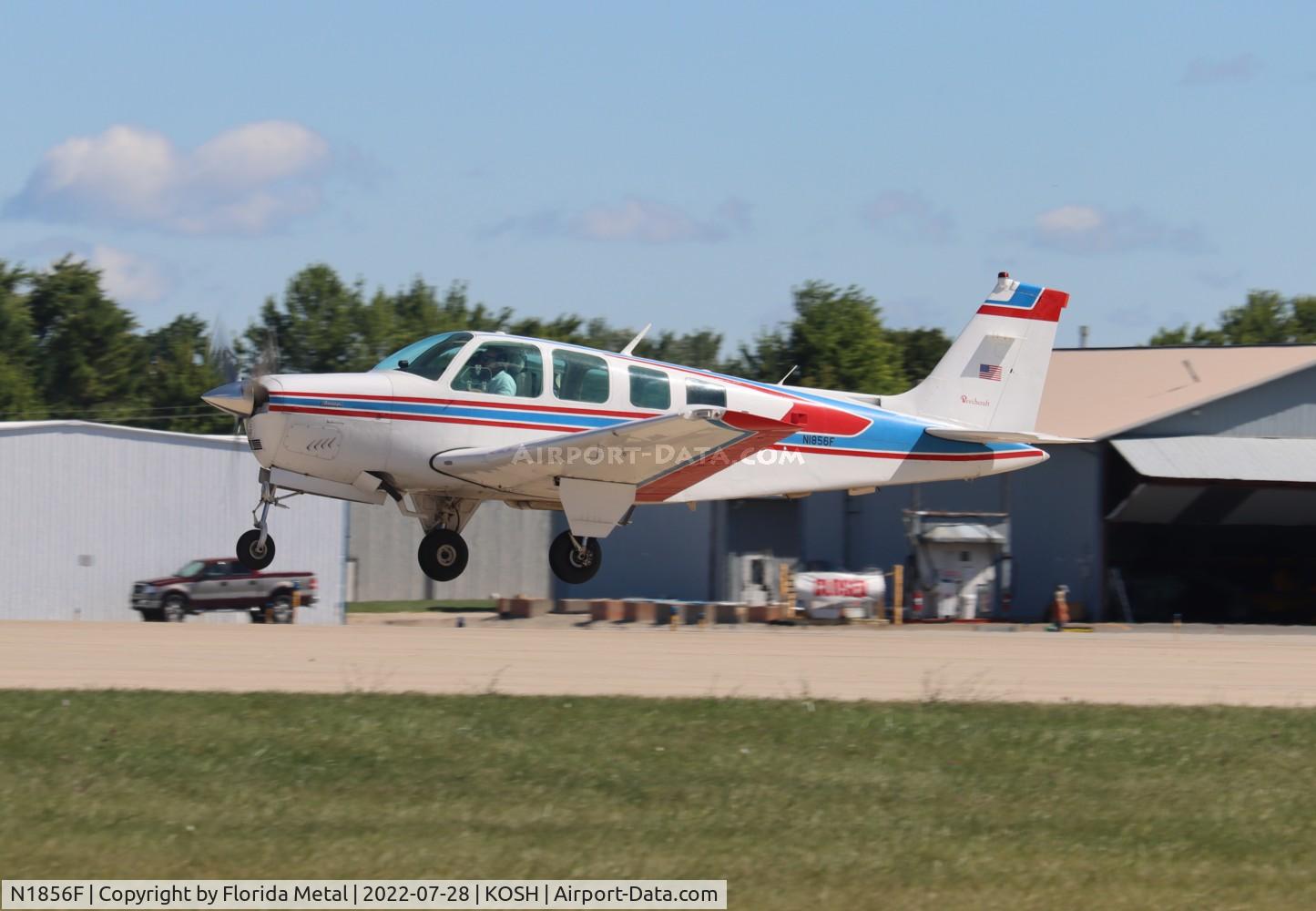 N1856F, 1981 Beech A36 Bonanza 36 C/N E-1931, OSH 2022