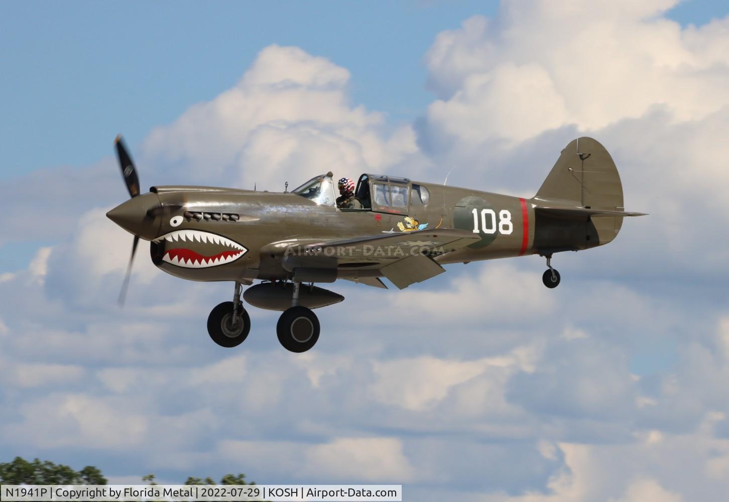 N1941P, 1941 Curtiss P-40E C/N 1025, OSH 2022