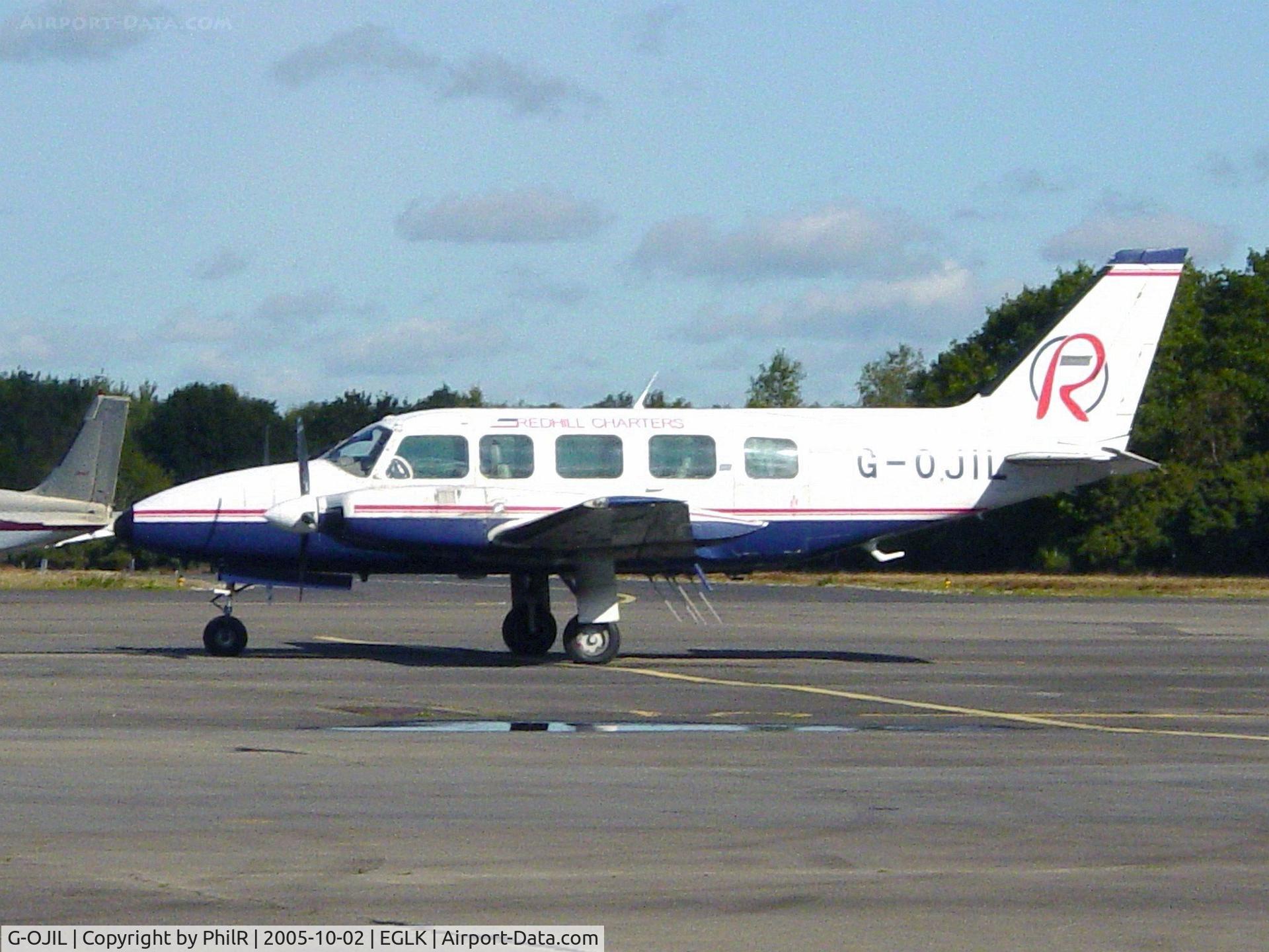 G-OJIL, 1976 Piper PA-31-350 Navajo Chieftain Chieftain C/N 31-7652175, G-OJIL 1976 Piper PA-31-350 Chieftan Blackbushe