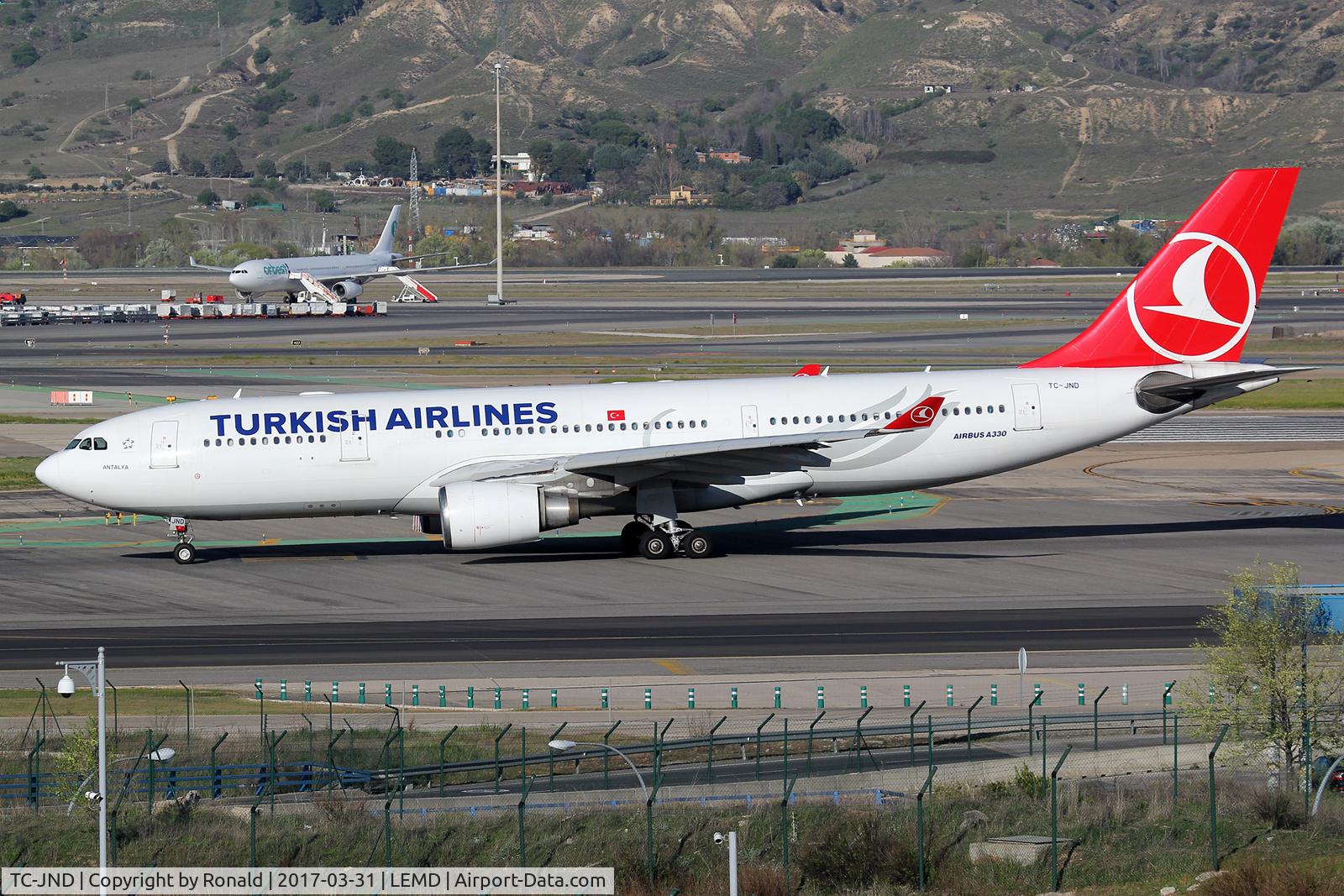 TC-JND, 2006 Airbus A330-203 C/N 754, at mad